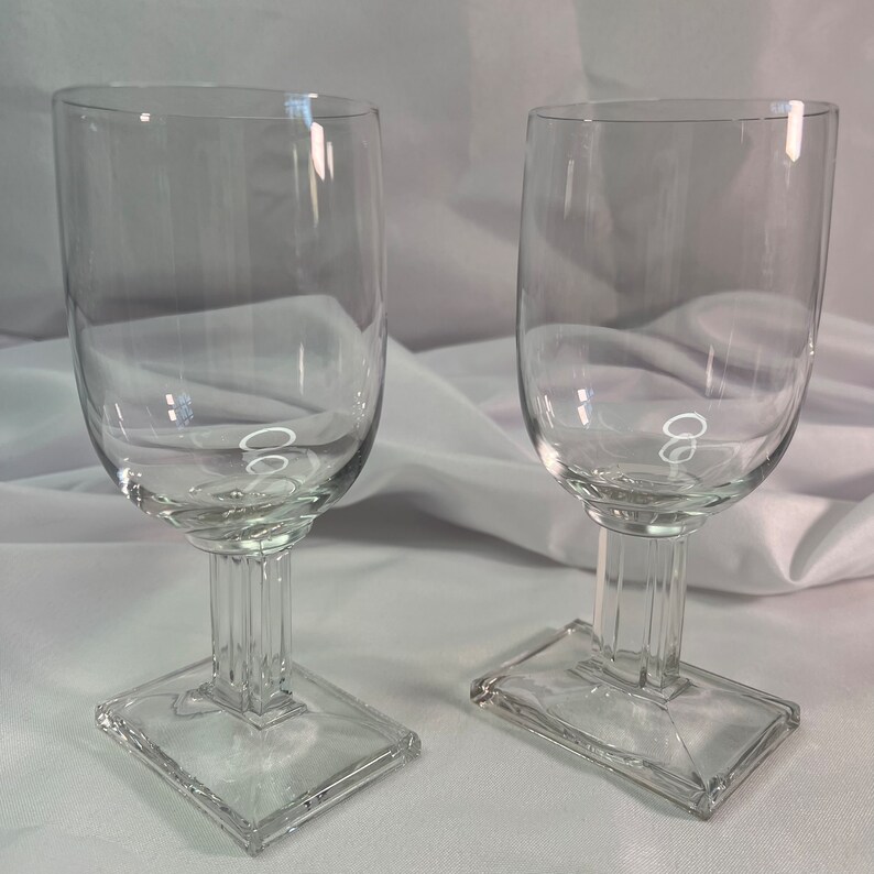 Vintage new Era Art Deco Bar Glasses by Heisey set of 6 2 Etsy