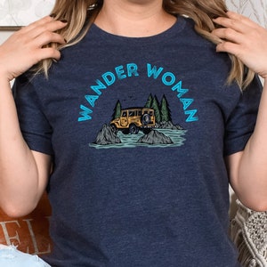 Adventure Shirt, Land Rover Wander Woman, Gift For Her, Outdoor Tshirt, Nature Lover, Camping Gift, Mountain T, Camping Lover, Graphic T