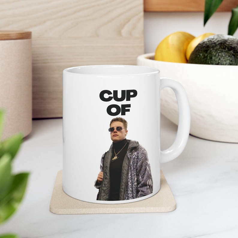 Cup of Joe Burrow Mug- Joey B Gift, Cincinnati Football fans, NFL Funny Gift image 5