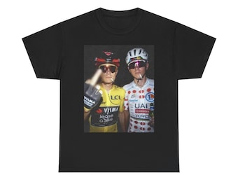 Tadej Smokes the Competition Pro Cyclist Portrait Tee Tour De France | Cycling Shirt