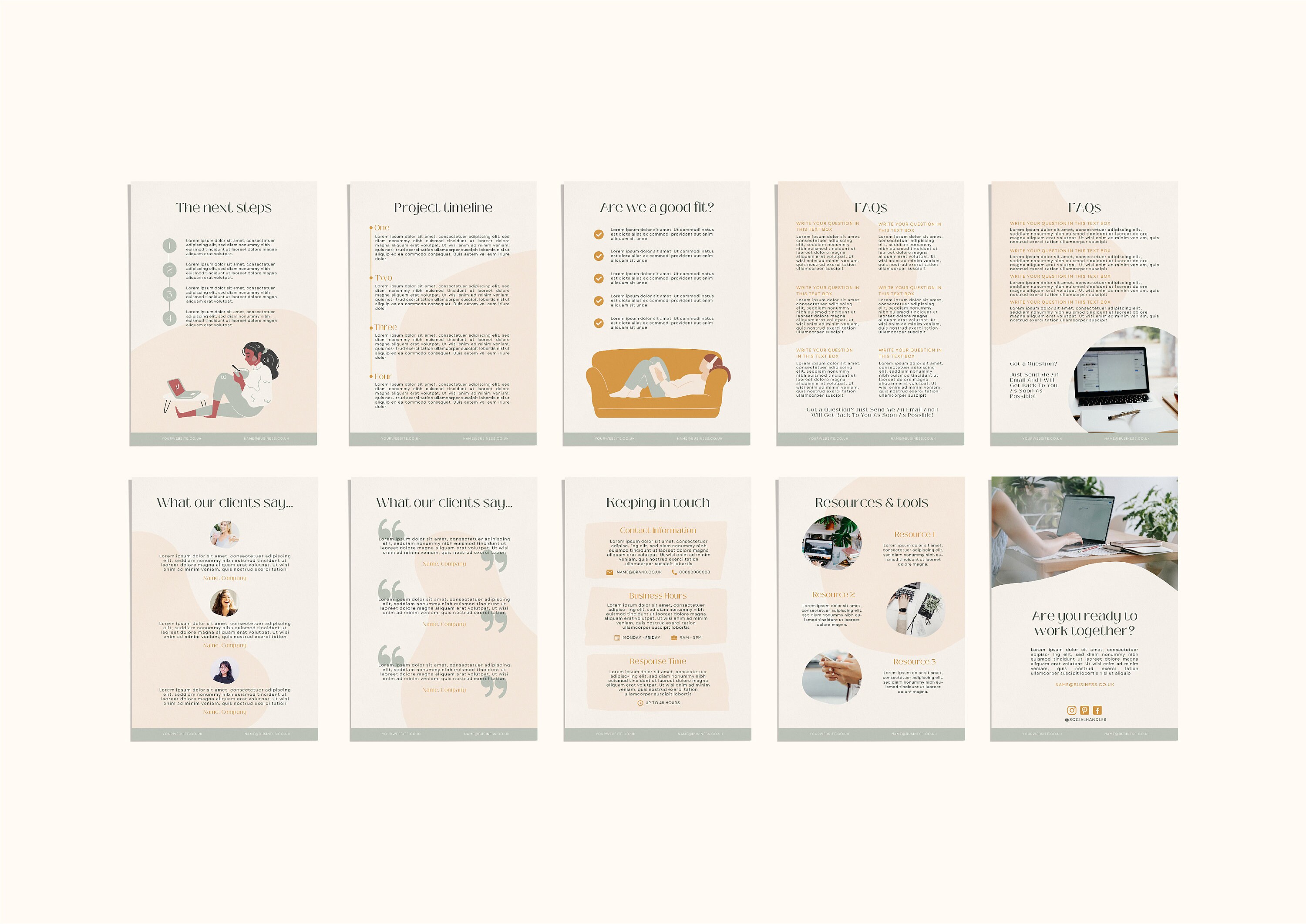 Example New Business Packet Client Welcome Packet Template | Client Onboarding, New Client Service ...