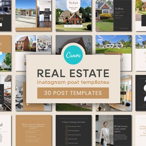Real Estate Instagram Post Templates | Independent Realtors Social Media Templates, Luxury Property Consultants Marketing, Realtor Posts