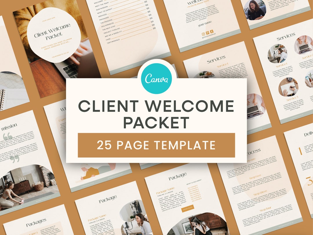 Client Welcome Packet Template | Client Onboarding, New Client Service ...