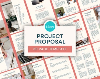 Project Proposal Template | Client Onboarding Template, Client Welcome Pack, Business Project Planning, Business Tool, Virtual Assistant