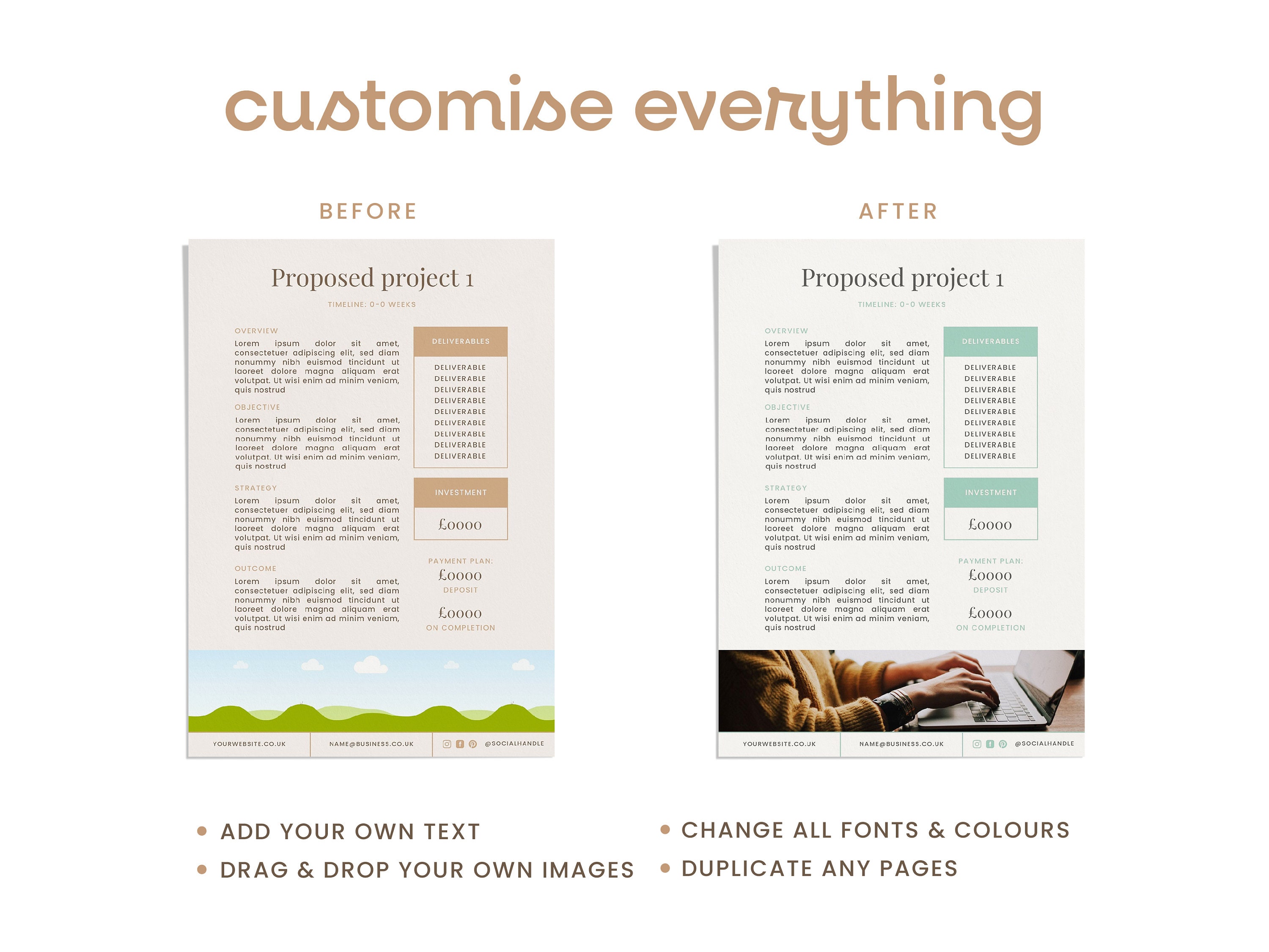Proposal Packet Project Proposal Template | Client Onboarding, Client Welcome Packet ...