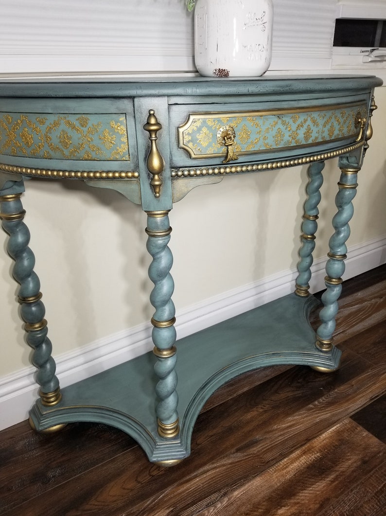 Antique Console Table Etsy