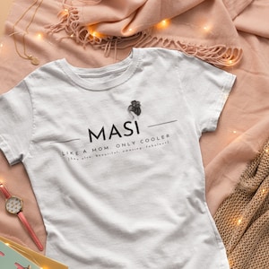 Camiseta Masi, camisa de definição Masi, camisas Mausi, camiseta de dia das mães, tia engraçada, presente para tia, camisa de aniversário de tia, presente Massi