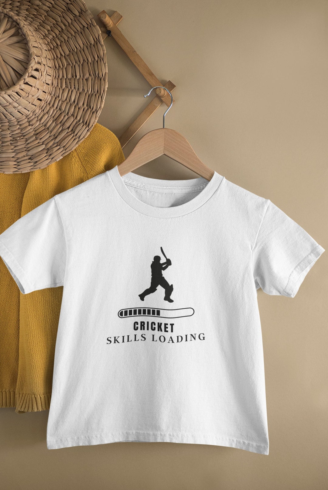 Cricket Cricket Skills Loading Infant Tee Little Cricketer Etsy