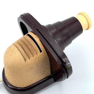 Visionneuse View-Master Walt Disney Theater en bakelite marron, datant des années 50s,de la marque Sawyers, made in Belgique