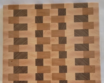 Charcuterie Board | End Grain Cutting Board | Kitchen Decor | 12" x 12" | Handmade | Unique | #4001