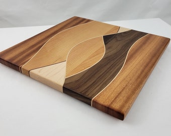 Charcuterie Board | Woven | Cutting Board | Kitchen Decor | 12" x 12" | Handmade | Unique | #101