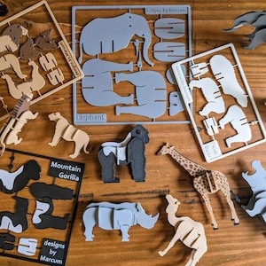 Kit carte faune - plusieurs espèces - fichiers à imprimer uniquement