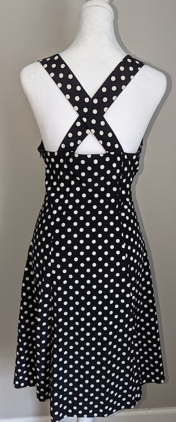 1990s Gaccina Polka Dot Dress