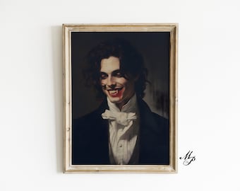 Der Vampir - Vintage-Druck - Home Decor - Dark Academia - Dark Art - Okkultes Poster - Gothic Home Decor - Hexerei - Wicca-Kunst