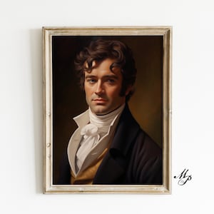 Mr.Darcy - Orgullo y prejuicio - Cartel de Jane Austen - Jane Austen Wall Art - Regalo amante de Jane Austen - DESCARGA INSTANTE