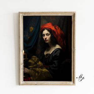 Aradia - Queen Of Witches - Occult Poster, Gothic Home Decor, Witchcraft, Witch Print, Wiccan Art, Gothic Art