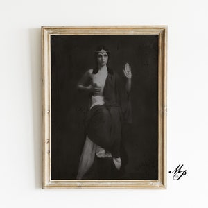 Priestess of the Great Mother, Vintage photography, Art Poster Print, Dark Academia, Gothic Occult Poster, Witchcraft, Gothic Home Decor