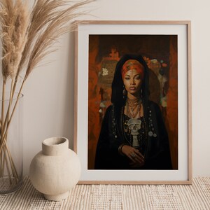 Marie Laveau Voodoo Queen Art Print – Gothic Occult Decor (digital ...