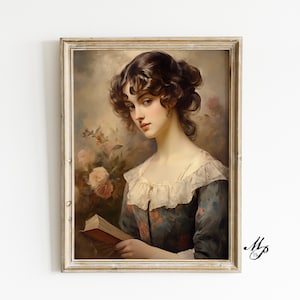 Elizabeth Bennet - Orgullo y prejuicio - Cartel de Jane Austen - Jane Austen Wall Art - Regalo amante de Jane Austen - DESCARGA INSTANTE