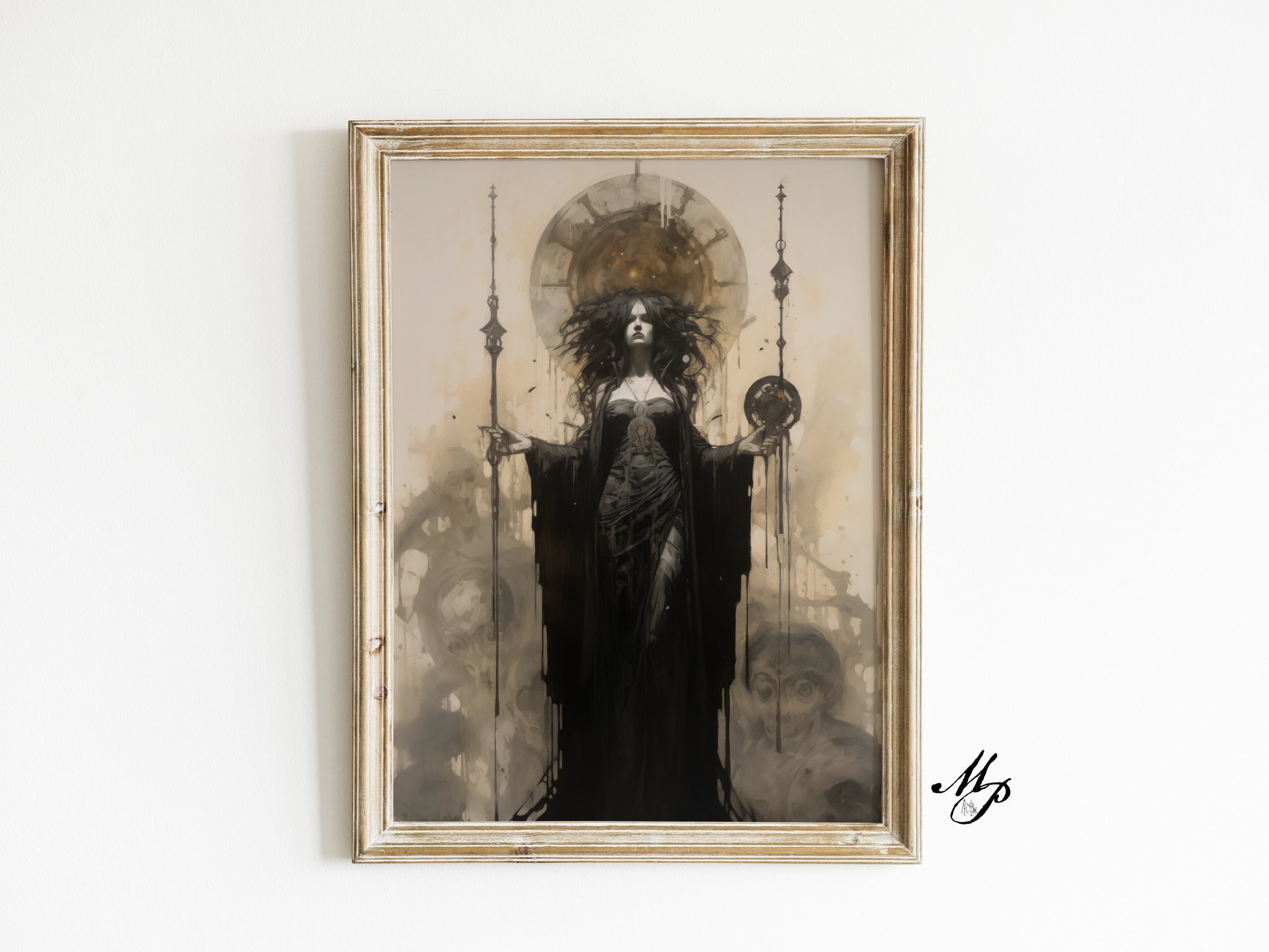 Hecate Art Print, Greek Goddess of Magic and Witchcraft, Hekate Wall ...