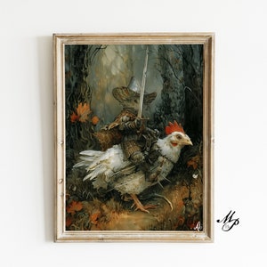 Ritter Maus, Maus Kunst, Maus Illustrationen, Magie Kunstdruck, Boho Ästhetik, Dark Academia Art, Cottagecore Naturdruck