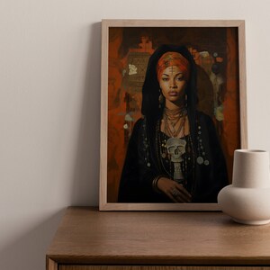 Marie Laveau Voodoo Queen Art Print – Gothic Occult Decor (digital ...