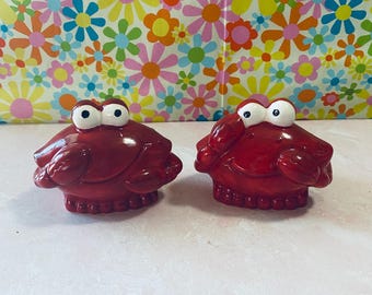 Silly Anthropomorphic Lobster Salt & Pepper Shaker Set, Collectible, Keepsake