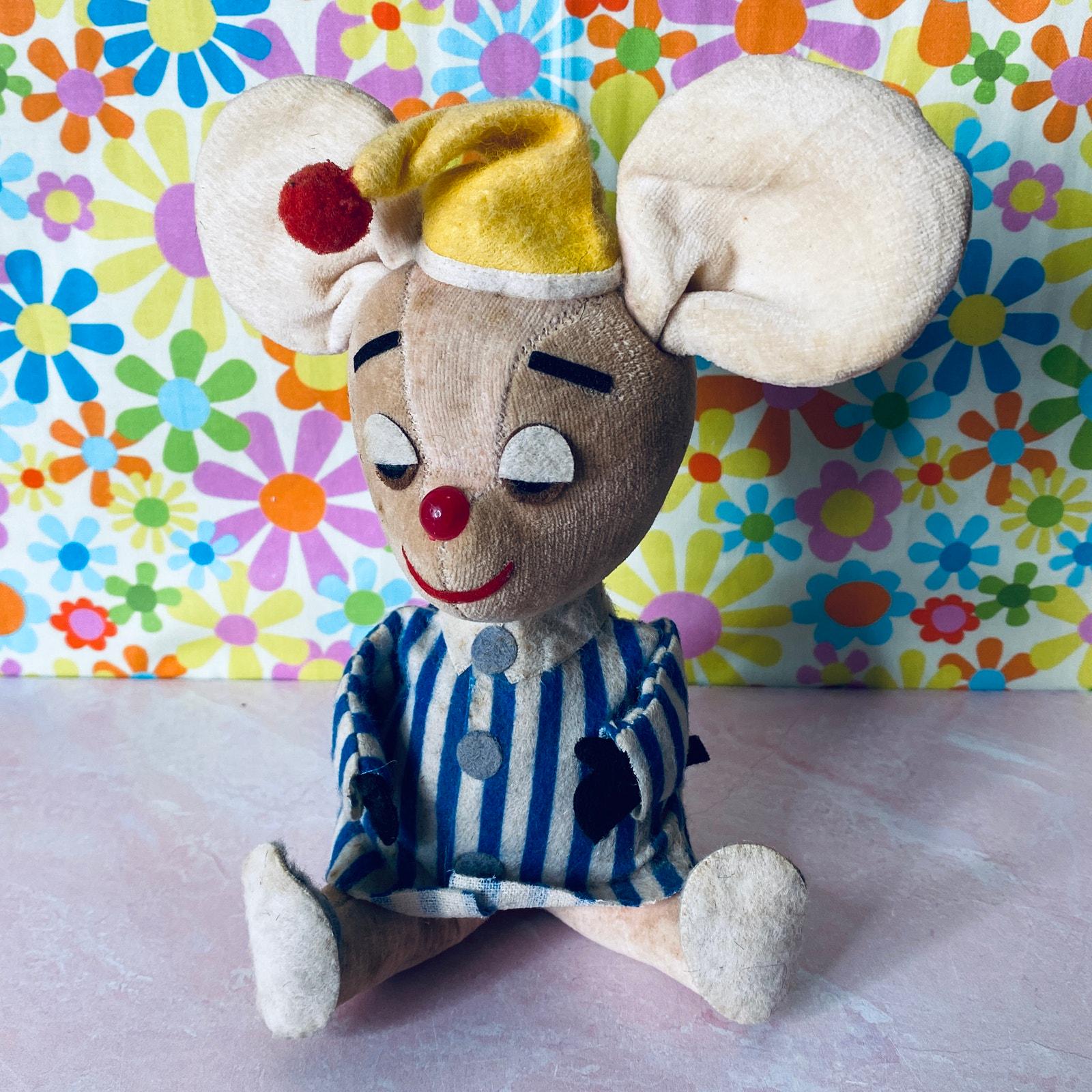 Vintage R. Dakin Dream Pets-Sleepy Time Mouse, Stuffed Plush, Collectible, Keepsake