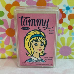 Vintage 1964 &quot;Tammy&quot; Card Game: Collectible Children&#39;s Game