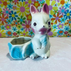 Vintage Shawnee? Pottery Springtime Bunny Planter, Easter, Kitsch, Collectible, Keepsake
