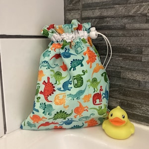 防水巾着恐竜ウォッシュバッグ、子供用トイレタリーバッグ、幼児へのギフト、小さな保育バッグ、ベビーウェットバッグ、迅速な配送