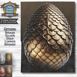 Dragon&#39;s Egg Baby Swaddle Blankets - Metallic - Brass, Silver, Gold, Copper or Bronze - 30&quot; x 40&quot; - Great gift for Mothers of Dragons!