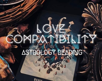 Informe de compatibilidad de astrología védica - Gráfico de sinastría de amor. Lectura de astrología. Gráfico de relaciones. Registro de nacimiento. Lectura de matrimonio - Mismo día