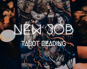 Nuevo trabajo Predicciones del Tarot. Lectura del Tarot del Trabajo. predicción psíquica. Adivinación. Trabajo de lectura. Futuro trabajo. Lectura general. Informe de carrera.