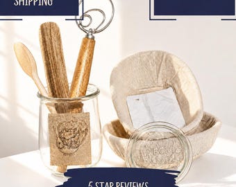 Beginner Sourdough Starter Kit with Weck Jar & 150-Year San Francisco Starter