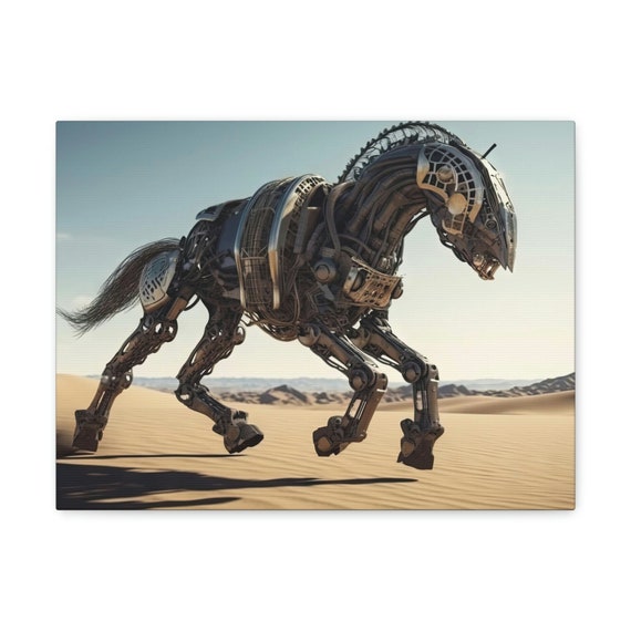 Horse Cyborg Robot Creature in Desert Canvas Wall Art Canvas Art, Wall  Decor, Home Decor, Gift - Etsy Denmark