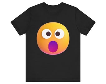 Surprised Face Emoji T-Shirt