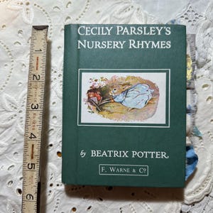 Handmade Junk Journal Cecily Parsley’s Nursery Rhymes by Beatrix Potter