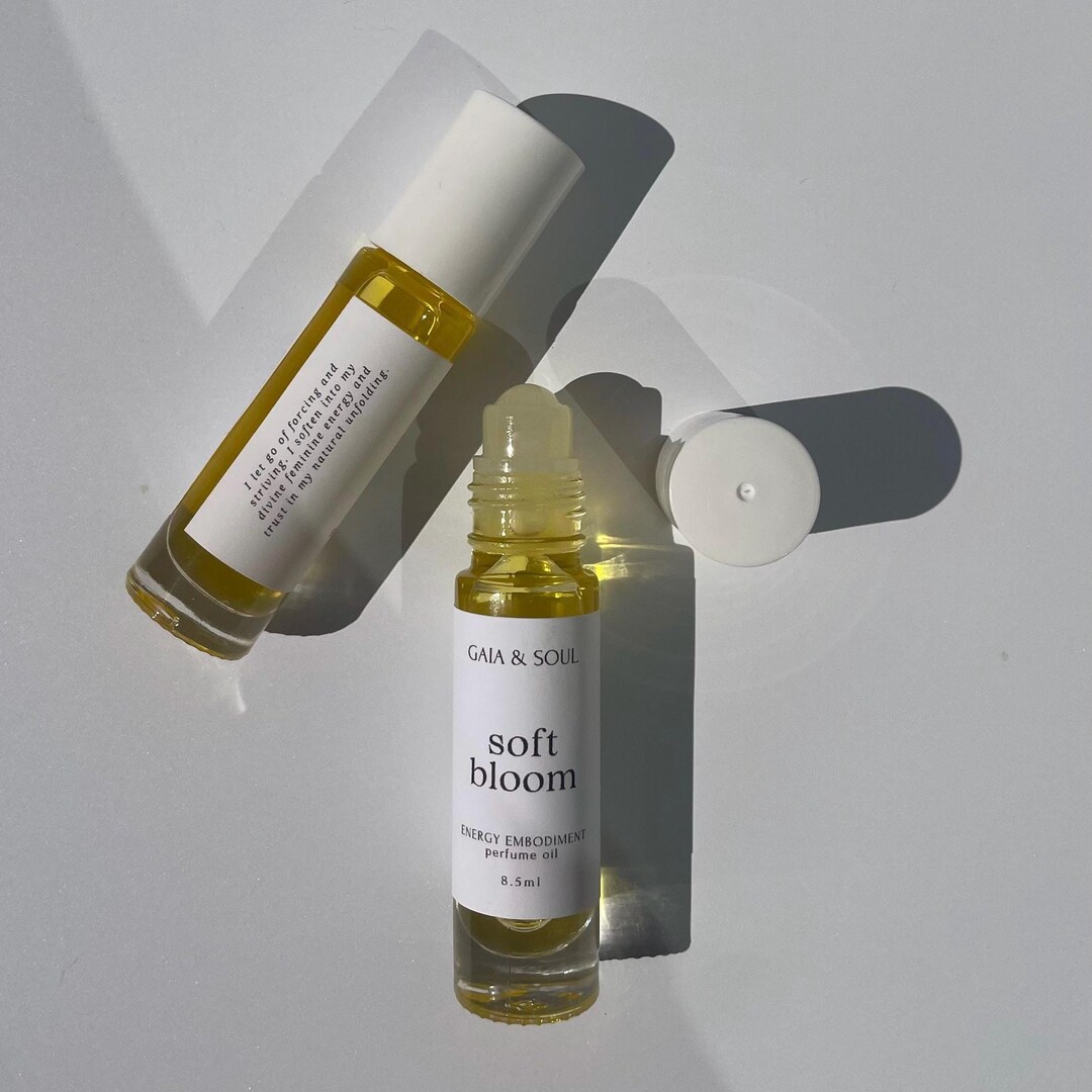 Soft Bloom Perfume Oil, Clean Floral Scent, Nontoxic Fragrance, Jojoba ...