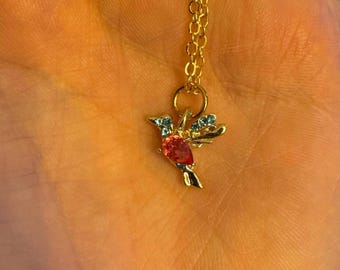 Hummingbird necklace