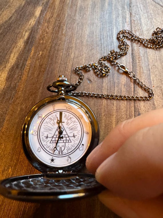 時計 CIPHER Bill Cipher Pocket Watch - Etsy