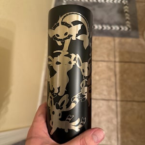Custom Eeveelution engraved 20 oz tumbler