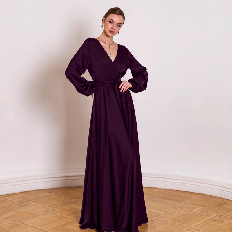 Ashley Dress - Plum main image 1