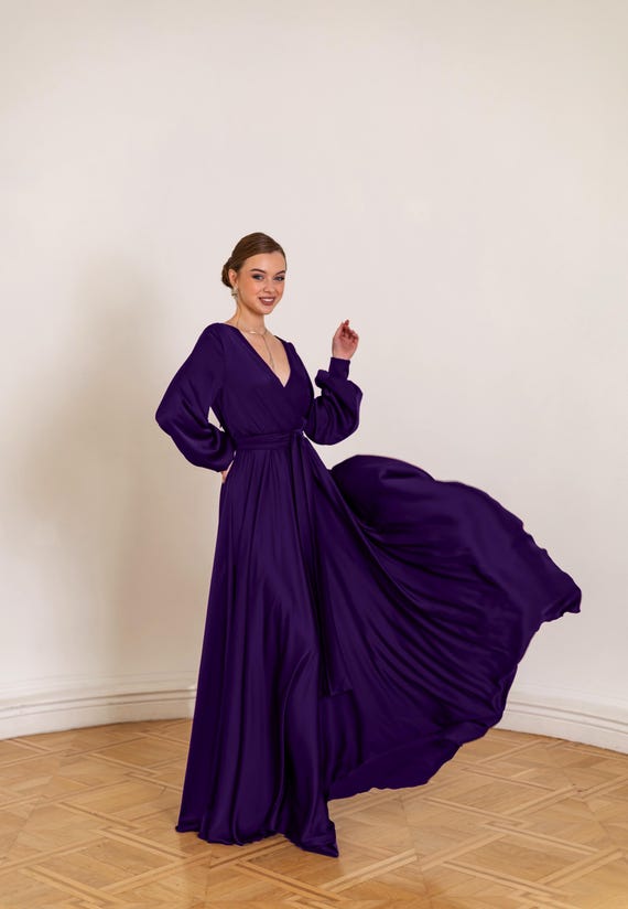 green emerald velvet dress Purple Ball Gown Wedding Dress Off the shoulder Lace Quinceanera Debut –  Siaoryne main image 1