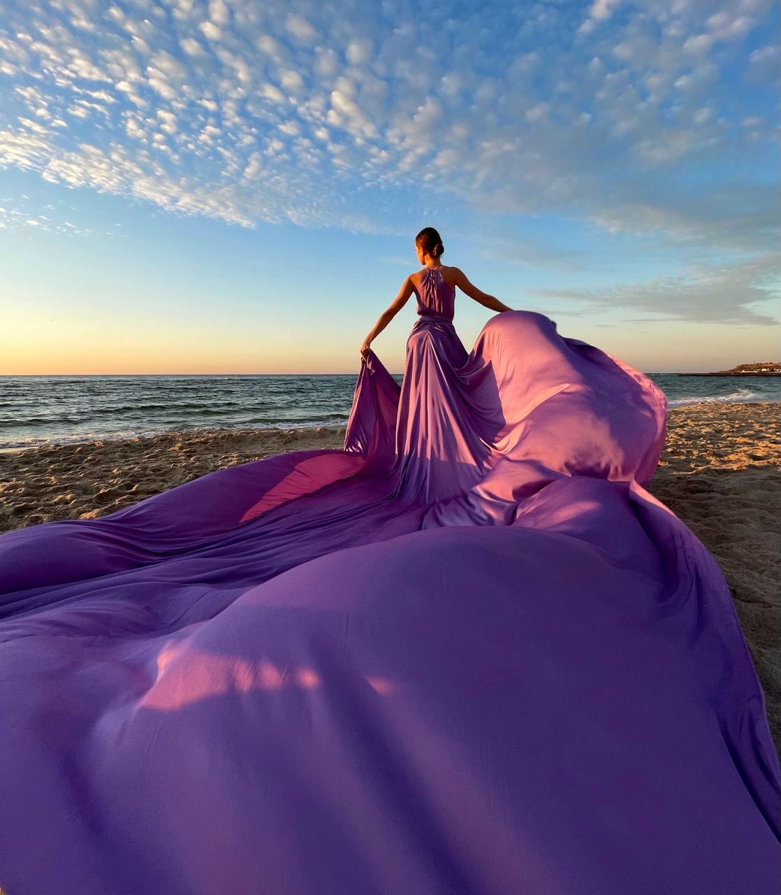 flowy dress for beach photoshoot Amegoya Women's Summer Boho Maxi Sexy V Neck Empire Waist Ruffle Sleeve Tiered Long Dresses (S Beige) at Amazon Women's Clothing store * 2 meters (79 inches) Beach Senior Pictures with Flowy