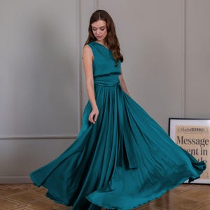 Aqua Flowy Dress - Etsy Aqua Flowy Dress - Etsy
