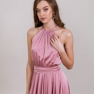 Rose Gold Wedding Guest Dress Formal Dresses Women Wedding Guest Mother ...
