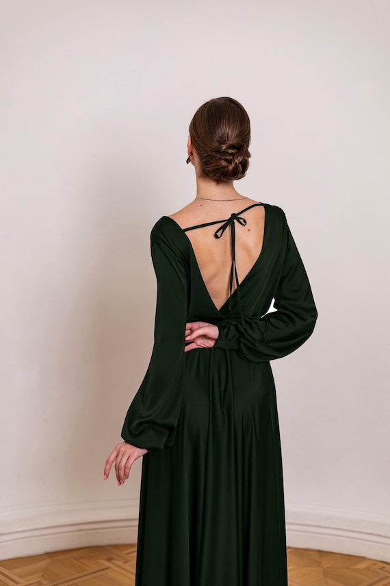 open lace back dress Nixie Velvet Mid-Rise Maxi Skirt in Jet Black