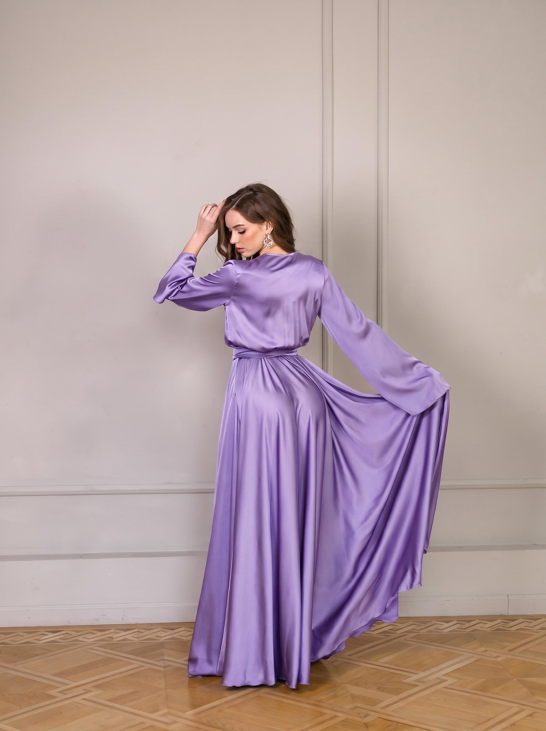 purple engagement dress Royal Blue for Bride Available in Any Color Alternative Wedding Dress Satin Dress Long Sleeve for Bridesmaid Dresses Color:Camel Beige embellishment: ruffle Wedding couple dress Sherri Hill 58463 | bridal shower
