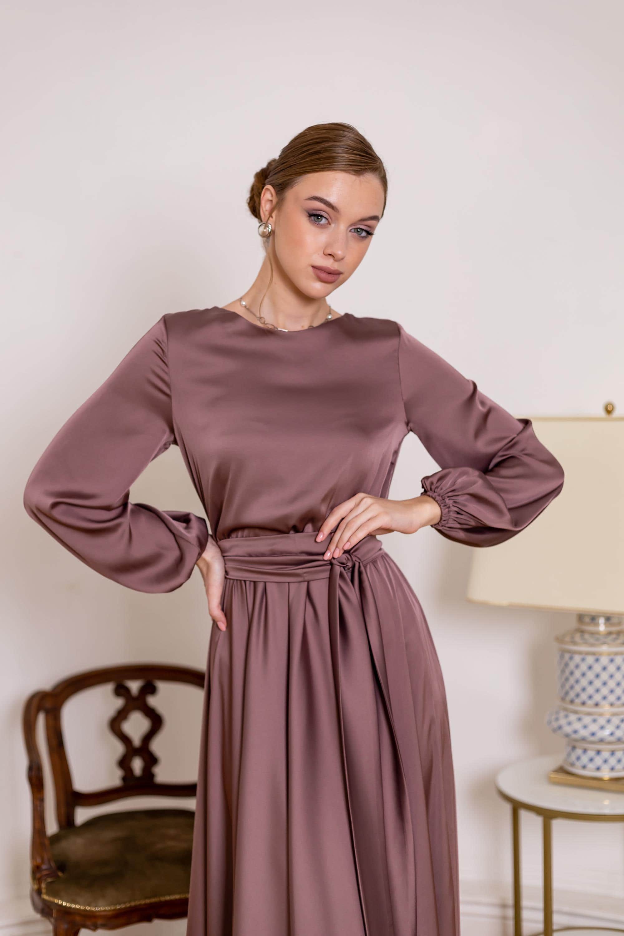 slim fit dress slacks Elegant Purple Dress Prom Long Fall Wedding Guest dress fg5408 – formalgowns main image 0